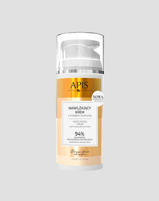 The richness of honey, Moisturizing cream for sensitive skin with honey and turmeric Apis - 1