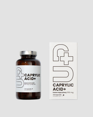 UP Caprylic acid+ supplement to support digestive comfort and intestinal health UP Health Pharma 120 capsules - 3