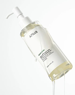Oczyszczający olejek z pstrolistką sercowatą Heartleaf Pore Control Cleansing Oil ANUA1 - 2