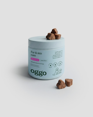 Fur & Skin Supplement Complementary Feed for Dogs for Beautiful Coat and Healthy Skin Oggo 180 g - 3