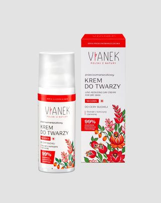 Anti-Wrinkle Day Facial Cream for Dry Skin with Red Clover Vianek - 2