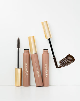 Mascara with 2in1 Eyegasm Brown conditioner stimulating eyelash growth Paese - 4