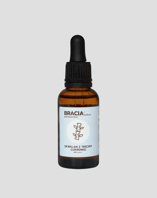 Squalane from sugarcane reducing sebum secretion Bracia Mydlarze - 1