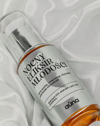Night Youth Elixir with Coenzyme Q10 for Dry, Tired, and Mature Skin Auna - 3