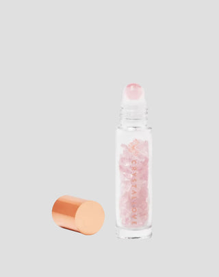 Bottle with crystals for oil – rose quartz Crystallove - 1