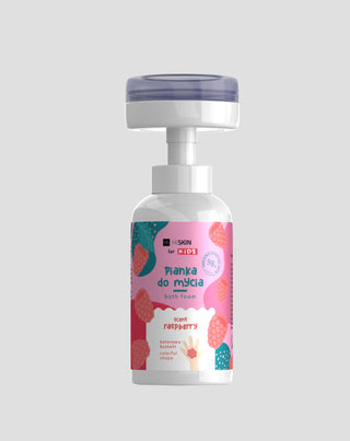Foam for washing hands and body for children with raspberry scent HiSkin - 1