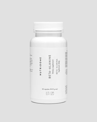 Beta-alanine 700 mg for performance and muscle fatigue reduction Nutridome, 60 capsules - 1