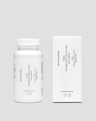 Trimethylglycine Betaine TMG for Homocysteine Metabolism and Cardiovascular Support Nutridome 60 pcs - 2