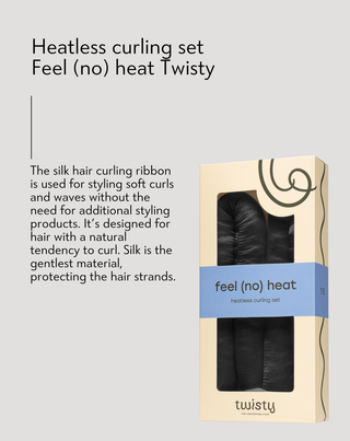 Silk roller for curling hair without heat Feel (no) heat Twisty - 3