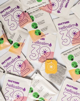 Oh!Tomi Hello Slim fruit and herbal day detox tea body detox in 30 days - 3