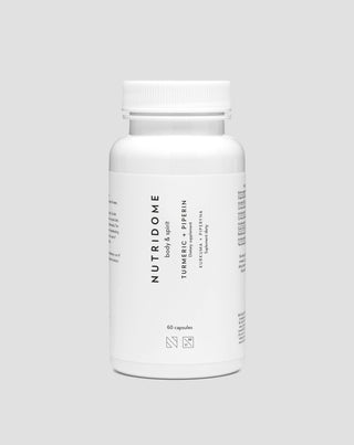 Turmeric and piperine to support digestion and liver function Nutridome dietary supplement 60 capsules - 1