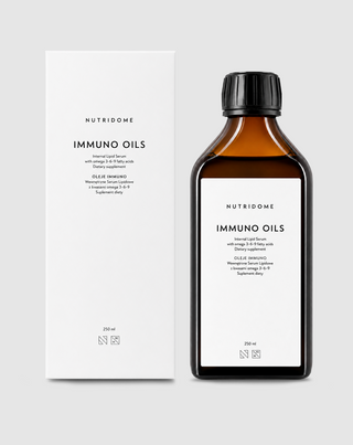 Liquid Immunity Oil with Omega 3-6-9 Fatty Acids Nutridome Immuno 250 ml - 5