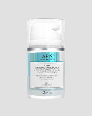 Active moisturizing cream with Dead Sea minerals and hyaluronic acid, day and night 30+ Optima Apis - 1