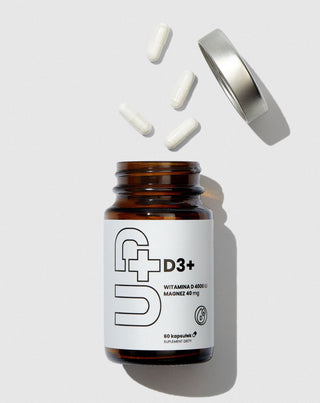 UP Health Pharma Up D3+ supplement with Vitamin D3 in combination with magnesium, 60 capsules - 2