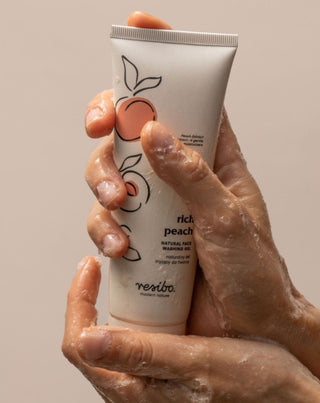 Natural Face Cleansing Gel with Peach Extract Rich Peach 125 ml Resibo - 2