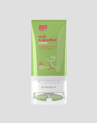 Much More Than rejuvenating neck and neckline cream with algae and matcha green tea