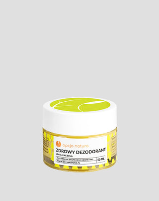 Natural cream deodorant - healthy deodorant flax & Patchouli Opcja Natura - 1