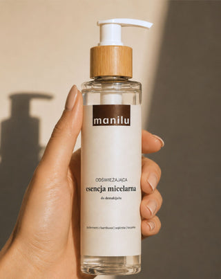 Manilu refreshing Micellar Essence for make up removal soothing irritation with D-panthenol - 3
