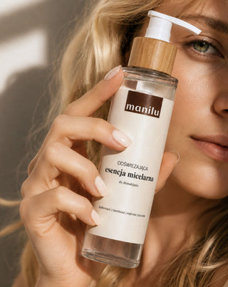 Manilu refreshing Micellar Essence for make up removal soothing irritation with D-panthenol - 2