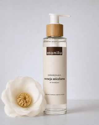 Manilu refreshing Micellar Essence for make up removal soothing irritation with D-panthenol - 4