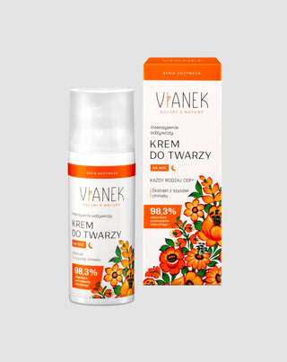 Intensively Nourishing Night Facial Cream with Hop Cone Extract Vianek - 2