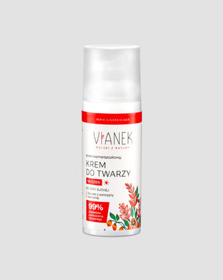 Anti-Wrinkle Day Facial Cream for Dry Skin with Red Clover Vianek - 1