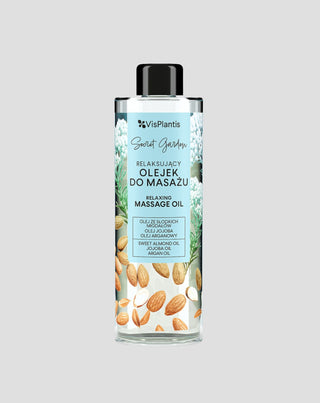 Moisturising and Relaxing Massage Oil with Almond Scent Secret Garden Vis Plantis