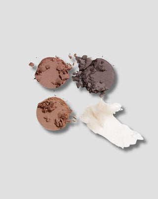 Palette of 3 Eyeshadows and Clear Brow Wax for Long-lasting Effect Gosh - 2
