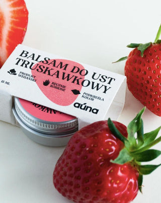 Strawberry Lip Lotion Enhancing Lip Colour and Adding Shine Auna