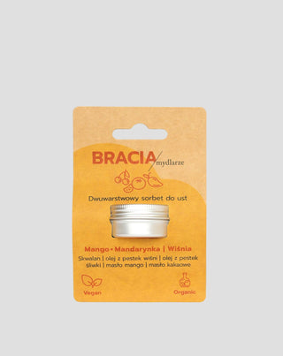  Fruity sorbet for dry and chapped lips cherry mango and mandarin Bracia Mydlarze_5