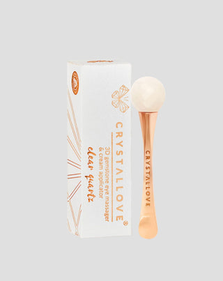 3D Eye Massager with Rock Crystal and Crystallove Cream Applicator