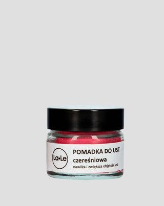Soothing protective cherry lip balm with lip plumping complex La-Le - 1