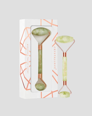 Facial massager made of jade - the natural stone of youth Jade roller Crystallove
