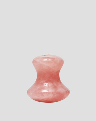 Face massage mushroom made of natural rose quartz Crystallove - 1