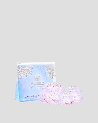 Crystalcup silicone cups for body massage with glitter Crystallove - 1