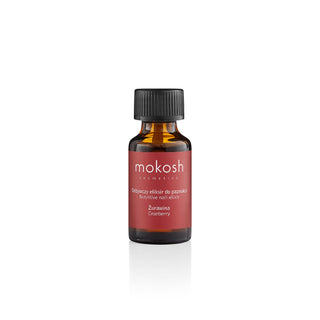 Mokosh Cranberry nutritional nail elixir with vitamins E and A