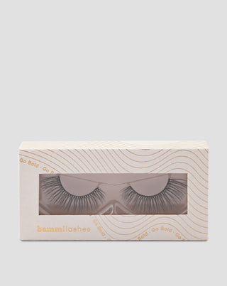 Bamm!Lashes Go Bold 2D false strip eyelashes for repeated use very soft - 1
