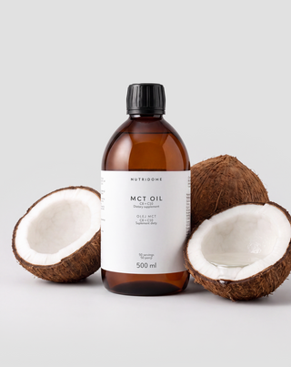 MCT oil C8+C10 for drinking to support energy and concentration Nutridome