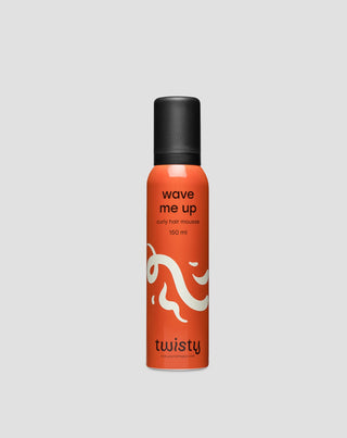 Wave me up Twisty curly hair mousse fixes the curl without weighing it down - 1