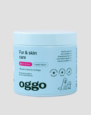 dietary supplement fur & skin karma for dogs for beautiful coat and healthy skin oggo 180 g