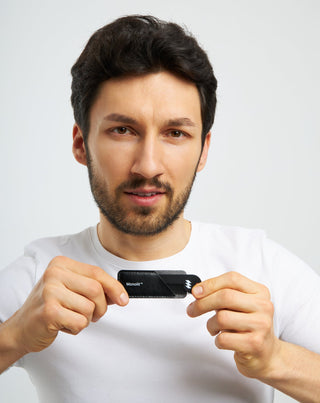 Metal comb for beard of any type and length Monolit - 2