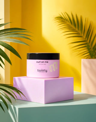 Twisty curl cream for curly hair styling with flax and oat extracts - 6