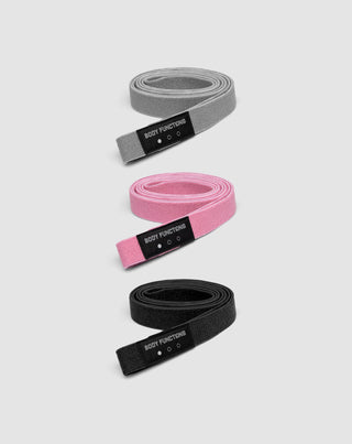 Body Functions 208 cm long resistance bands for fitness exercises set of 3 pcs _1 - 1
