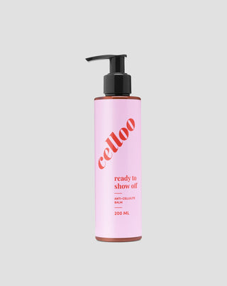 Celloo Ready to show off anti-cellulite body balm with avocado, ginger and caffeine - 1