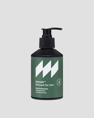 Beard shampoo with panthenol and niacinamide to cleanse and condition the beard Monolit - 1