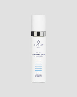 Anti-acne day cream with salicylic and azelaic acids for blemishes Anti-Acne Orphica Clinic 50 ml