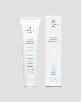 Purifying and regenerating mask for acne-prone skin with white clay Anti-Acne Orphica Clinic 100 ml